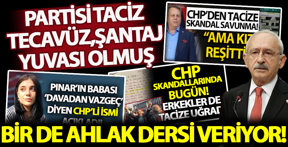 Partisindeki tecavüzlere sessiz kalan Kılıçdaroğlu'ndan Cumhur İttifakı'na 'ahlaksızlar' iftirası