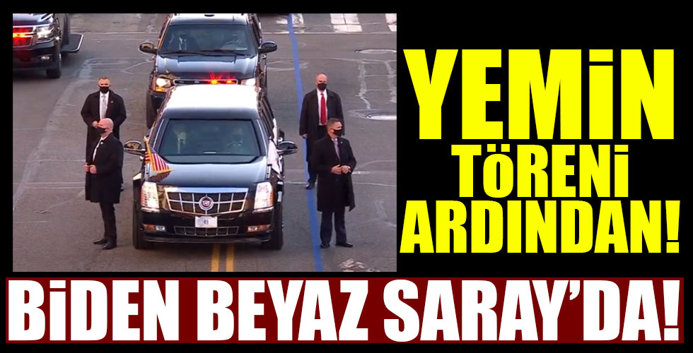 Biden Beyaz Saray'da!