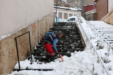 Bitlis'te Günde 200 Kamyon Kar Şehir Dışına Taşınıyor