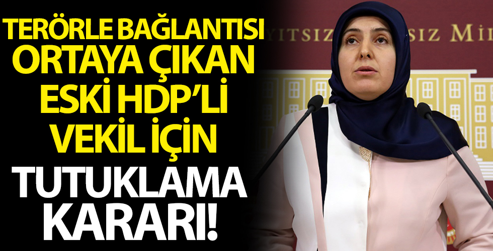 Eski HDP Siirt Milletvekili Hatice Kocaman hakkında terör soruşturması kapsamında tutuklama kararı