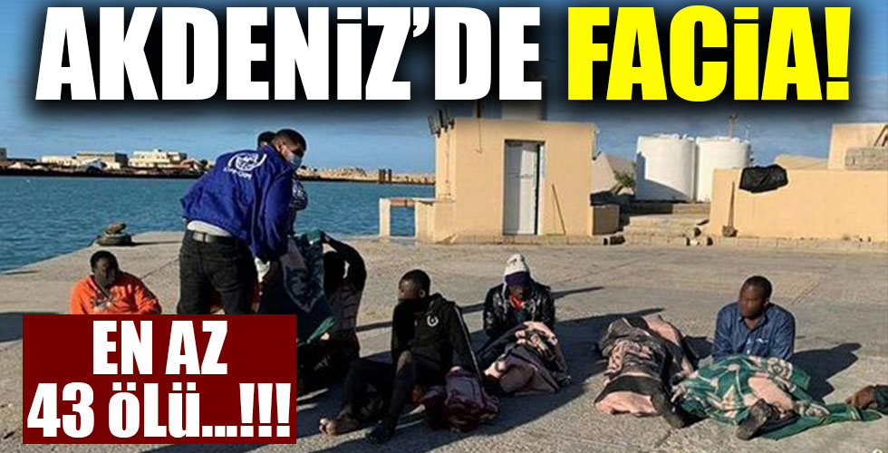 Libya açıklarında göçmen teknesi battı!