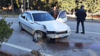 Sürücüsünün Hakimiyetini Kaybettiği Otomobil Refüje Çıktı Haberi