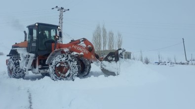 Başkale Belediyesi Kamyonlarla Kar Taşıyor