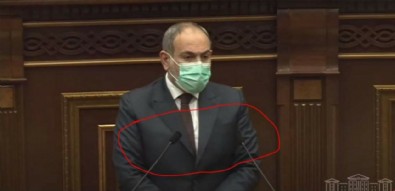 Paşinyan Ermenistan Parlamentosu'nda zırhlı yelekle...