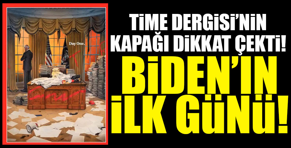 Time dergisinin Joe Biden kapağı dikkat çekti!