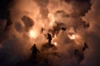 Gümüşhane'de Bir Apartmanın Çatı Katında Korkutan Yangın