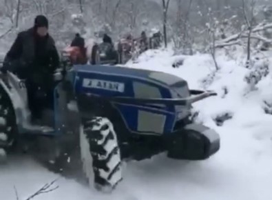 Karda Traktörlerle Drift