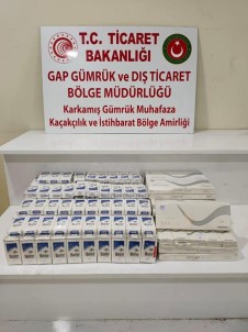 Karkamış'ta 2 Bin 150 Paket Kaçak Sigara Yakalandı
