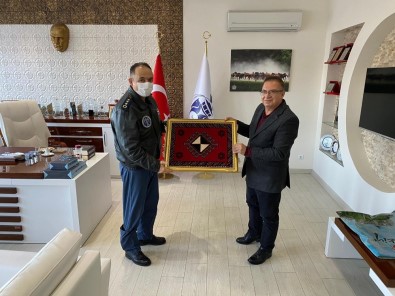 Komutan Koltukoğlu'dan Başkan Kazgan'a Ziyaret