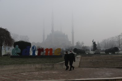 Mimar Sinan'ın 'Ustalık Eseri' Selimiye'nin Sisli Görüntüsü Mest Etti