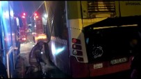 Pendik'te Otobüsün Motor Kısmında Yangın Çıktı Haberi