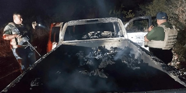 ABD sınırında yanmış ceset skandalı!