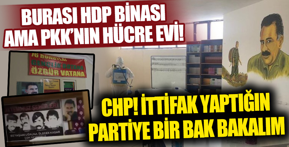 Burası PKK'nın hücre evi değil HDP binası!