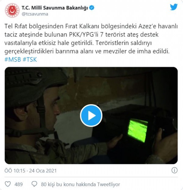 Teröre ağır darbe! 7 terörist etkisiz...