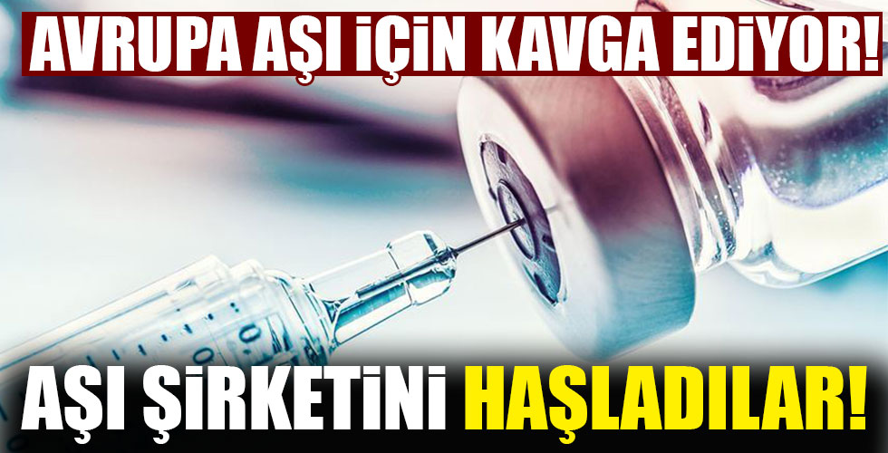 AB aşı için kavga ediyor!