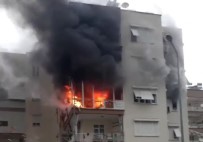 Antalya'da Daire Alev Topuna Döndü