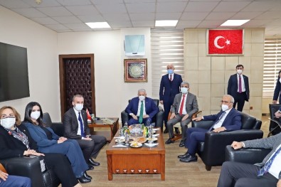 Bakan Elvan Ve Binali Yıldırım'dan Başkan Gültak'a Ziyaret