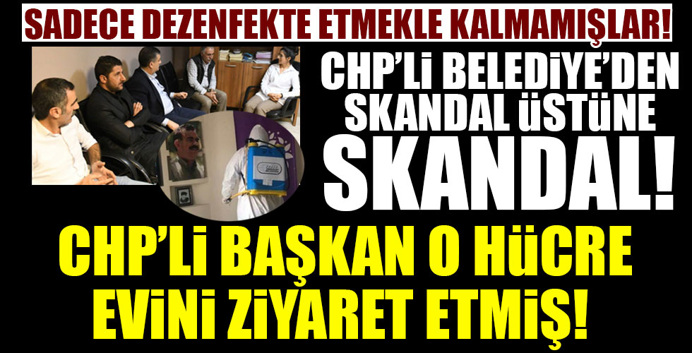CHP'li Belediye Başkanı PKK hücresini ziyaret etmiş!