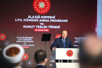 Cumhurbaşkanı Erdoğan Açıklaması 'Elazığ'da 8 Bin Ailemizi Yeni Evlerine Kavuşturmuş Oluyoruz'