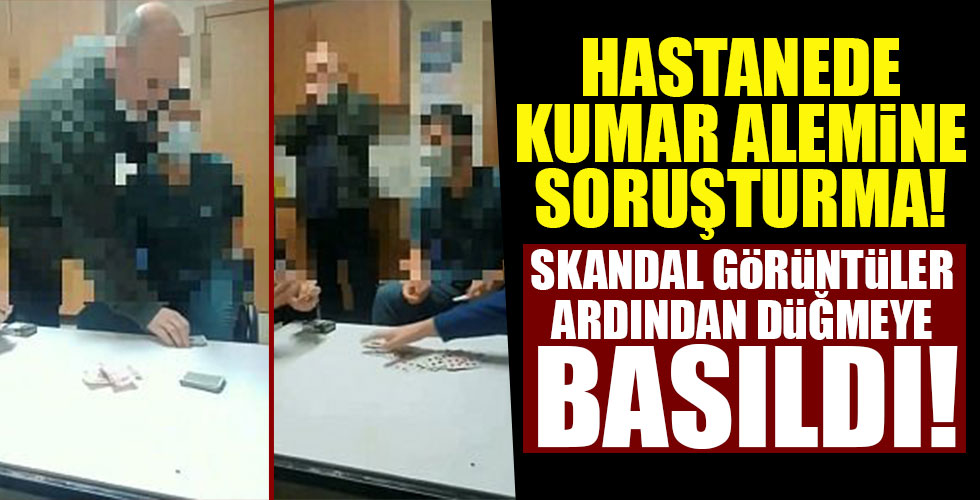 Hastanede kumar alemine soruşturma!
