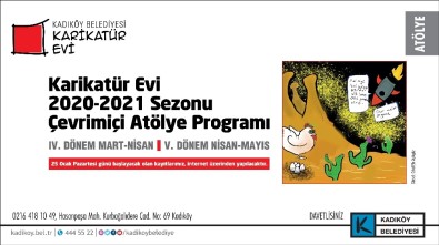 Kadıköy'de Karikatür Evi Yeni Dönem Kayıtları Başladı