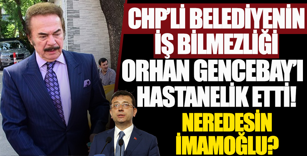 Orhan Gencebay, çukura takılıp düştü