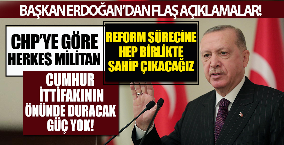 Başkan Erdoğan'dan flaş açıklamalar!