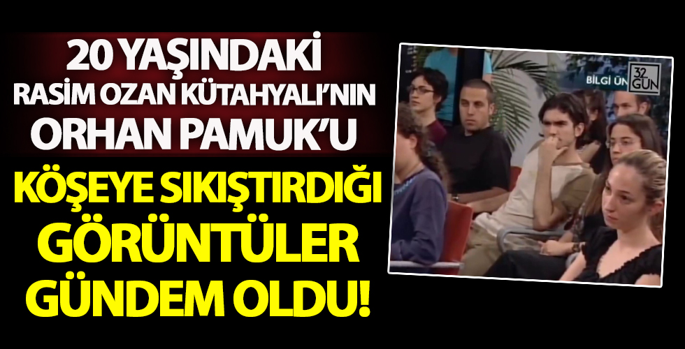 Rasim Ozan Kütahyalı'nın 20 yaşındaki hali sosyal medyada gündem oldu!