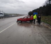 Takla Atan Otomobil Hurdaya Döndü