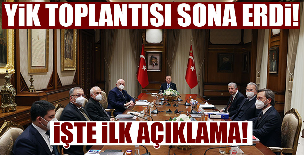 YİK sonrası ilk açıklama!