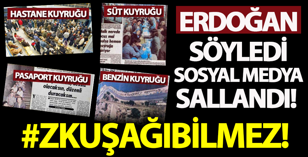 Erdoğan'ın Açıklamalarının Ardından Sosyal Medyanın Gündemi: #ZkuşağıBilmez