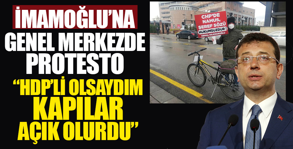 İBB’de işten çıkarılan işçi CHP Genel Merkezi önünde isyan etti: CHP’de namus sözü hükümsüzdür!