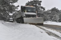 İzmir'in Yüksek Kesimlerde Karla Mücadele Haberi
