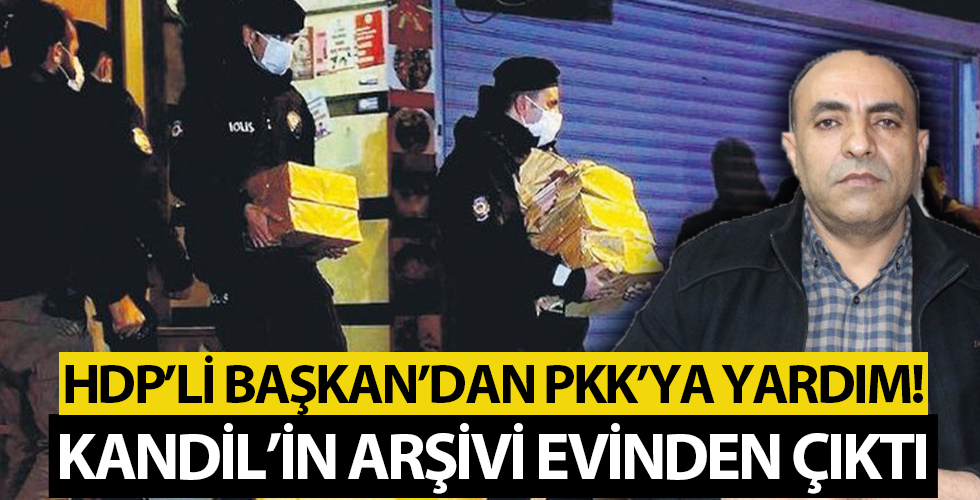 PKK’nın arşivi HDP’li başkanın evinden çıktı
