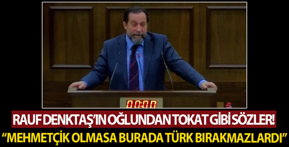 Serdar Denktaş, Kıbrıs'ta Türk askerini istemeyenlere cevap verdi