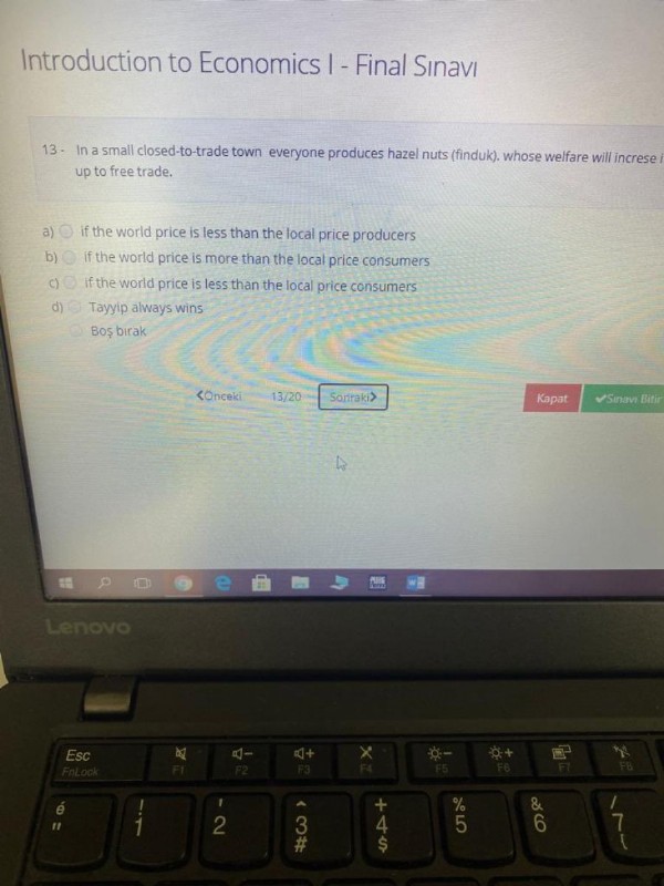 Marmara Üniversitesi'nde final sorusunda siyasi propaganda!