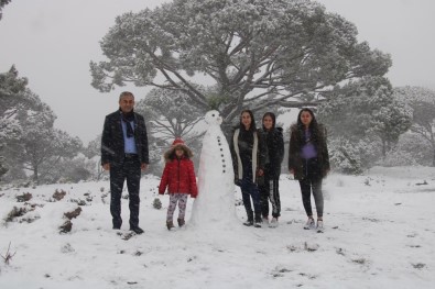 Aydın'da Kar Sevinci