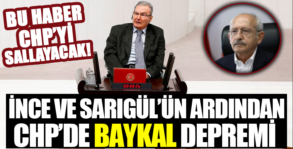 Muharrem İnce ve Mustafa Sarıgül'ün ardından CHP'de Deniz Baykal hareketliliği