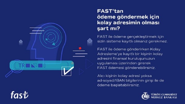 Merkez Bankası açıkladı: FAST Sisteminde limit yükseldi