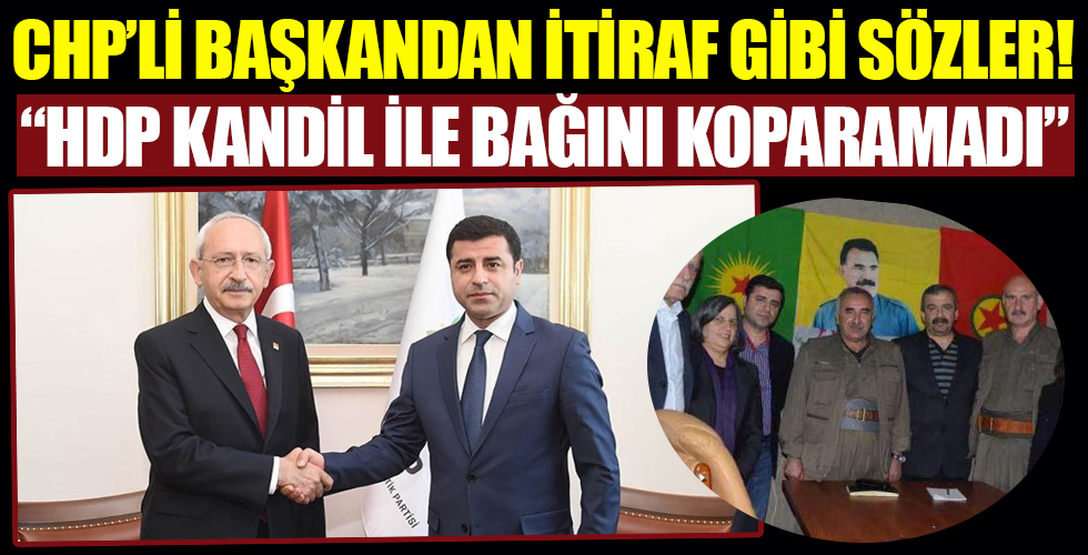 CHP'li Ali Cengiz Erol'dan HDP hakkında itiraf gibi sözler: Kandil ile bağını koparamadı!