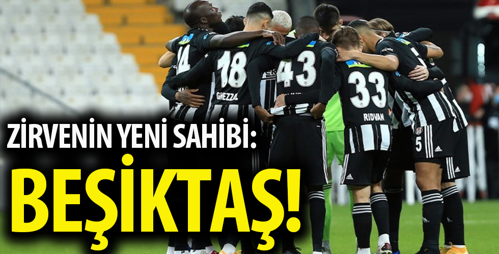 Zirvenin yeni sahibi Beşiktaş! Kartal Kayseri deplasmanında güldü .