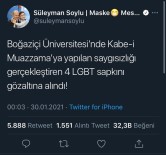 Boğaziçi Üniversitesi Önünde Kabe Fotoğrafının Yere Serilmesi Soruşturmasında 4 Gözaltı