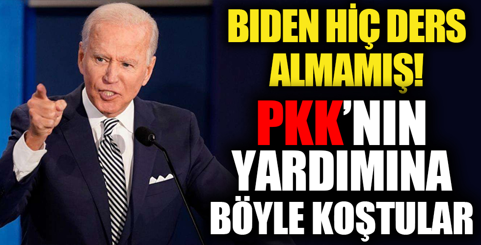 Biden yönetimi PKK'ya 240 TIR mühimmat gönderdi