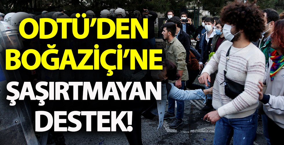 Boğaziçi Üniversitesi'ndeki eylemlere ODTÜ'den destek!