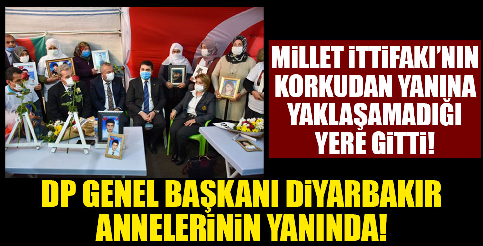 DP Genel Başkanı Diyarbakır Anneleri'ni ziyaret etti!