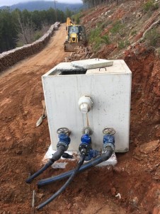 Yatağan'da İçme Suyu Hat Çalışmaları Devam Ediyor