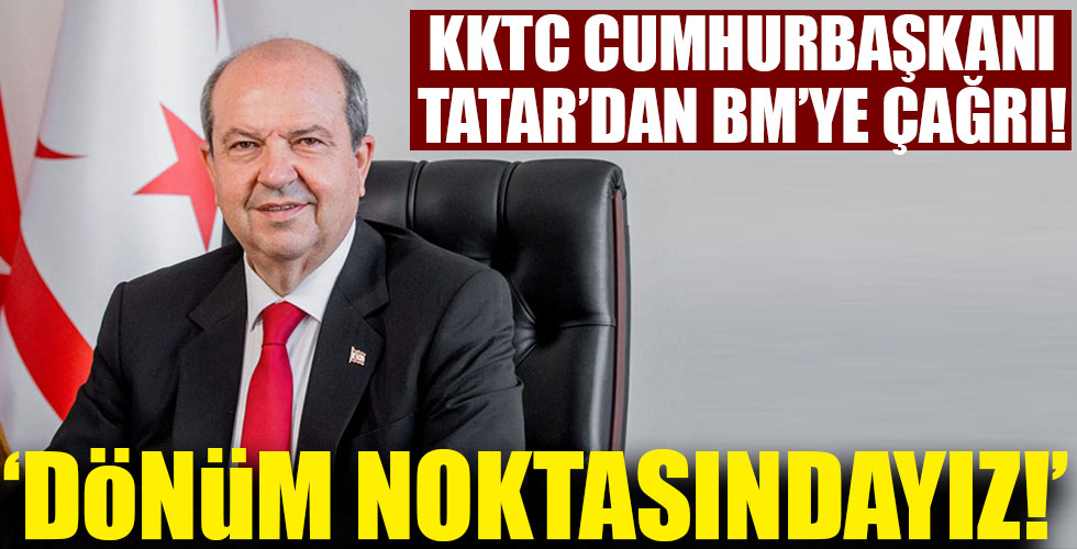 Ersin Tatar'dan BM'ye çağrı!
