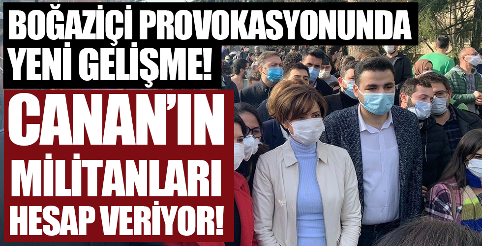 Canan'ın militanları hesap veriyor!