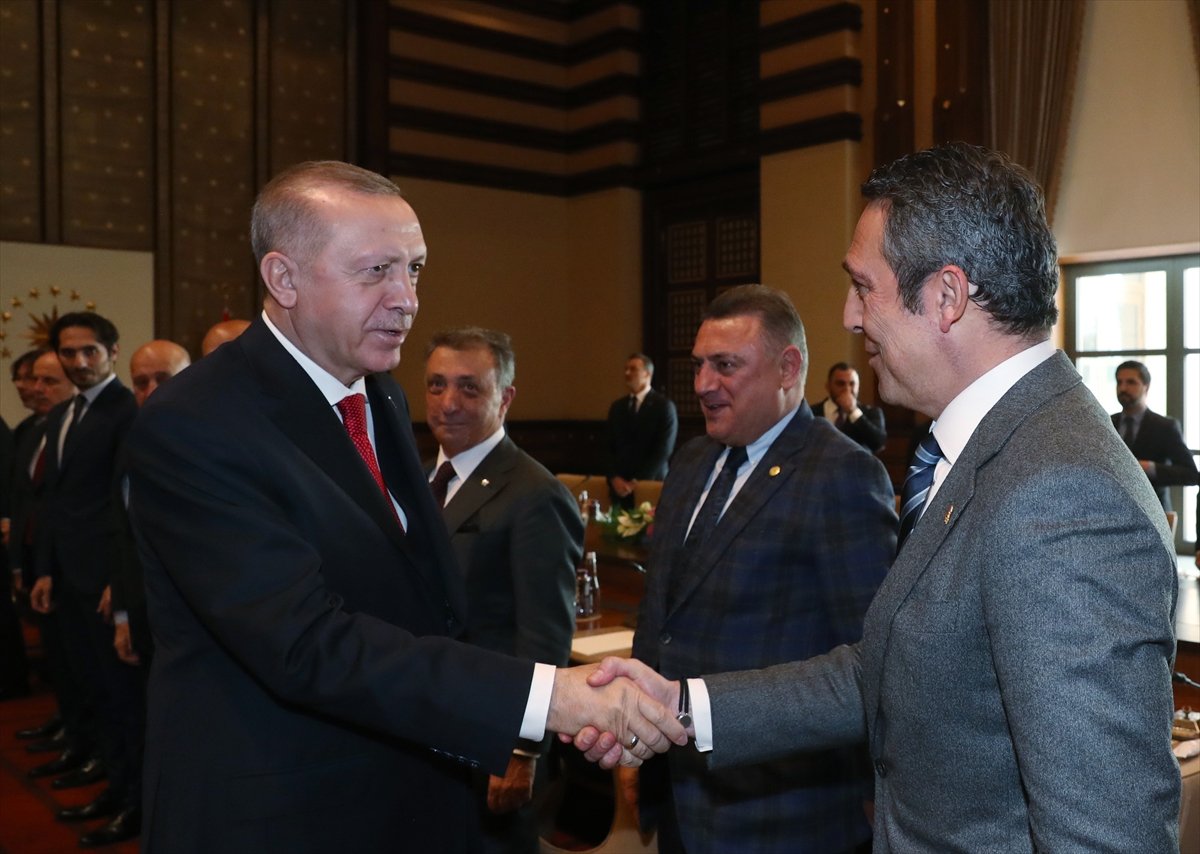 Erdoğan, Ali Koç'u kabul etti!