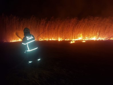 Hatay'da Sazlık Yangını